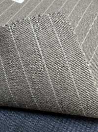 59542-77 25AW HERDREX [MOKUORI] Laine Déodorante à Rayures Crayon Marron Mokuori[Textile] Kunishima Co., Ltd. Sous-photo