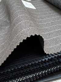 59542-77 25AW HERDREX [MOKUORI] Laine Déodorante à Rayures Crayon Marron Mokuori[Textile] Kunishima Co., Ltd. Sous-photo