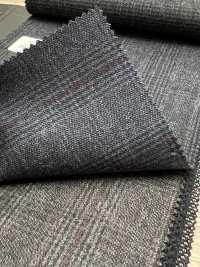 59545-36 25AW HERDREX [Laine Foulée Au Siro] Laine Foulée Au Siro Gris Glen Check[Textile] Kunishima Co., Ltd. Sous-photo