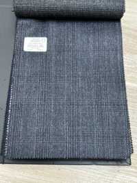 59545-36 25AW HERDREX [Laine Foulée Au Siro] Laine Foulée Au Siro Gris Glen Check[Textile] Kunishima Co., Ltd. Sous-photo
