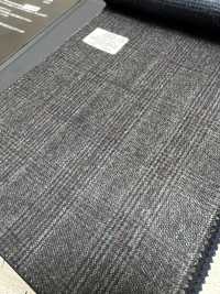 59545-85 25AW HERDREX [Laine Foulée Au Siro] Laine Foulée Au Siro Marron à Carreaux Glen[Textile] Kunishima Co., Ltd. Sous-photo