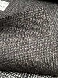59545-85 25AW HERDREX [Laine Foulée Au Siro] Laine Foulée Au Siro Marron à Carreaux Glen[Textile] Kunishima Co., Ltd. Sous-photo