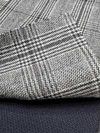 59545-92 25AW HERDREX [Laine Foulée Au Siro] Laine Foulée Au Siro Gris Clair à Carreaux Glen[Textile] Kunishima Co., Ltd. Sous-photo