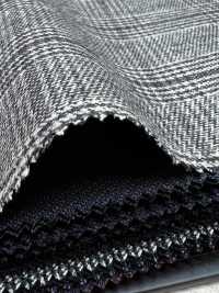 59545-92 25AW HERDREX [Laine Foulée Au Siro] Laine Foulée Au Siro Gris Clair à Carreaux Glen[Textile] Kunishima Co., Ltd. Sous-photo