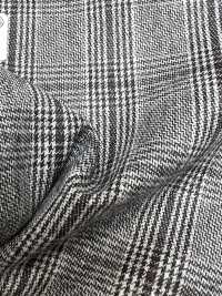 59545-92 25AW HERDREX [Laine Foulée Au Siro] Laine Foulée Au Siro Gris Clair à Carreaux Glen[Textile] Kunishima Co., Ltd. Sous-photo