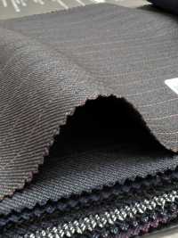59552-88 25AW HERDREX [Brilliant Max] Rayures Alternées Marron Foncé Brilliant Max[Textile] Kunishima Co., Ltd. Sous-photo