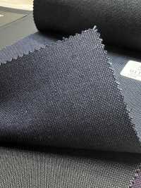 01163-42 25AW HERDREX [Soie Et Laine] Soie Et Laine Bleu Marine Sans Motif[Textile] Kunishima Co., Ltd. Sous-photo