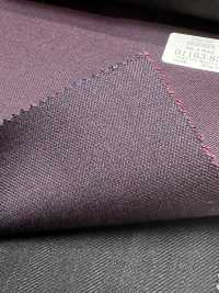 01163-85 25AW HERDREX [Soie Et Laine] Soie Et Laine Violet Sans Motif[Textile] Kunishima Co., Ltd. Sous-photo