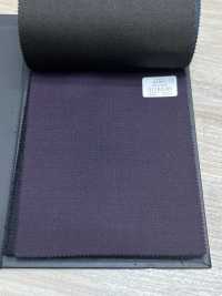 01163-85 25AW HERDREX [Soie Et Laine] Soie Et Laine Violet Sans Motif[Textile] Kunishima Co., Ltd. Sous-photo