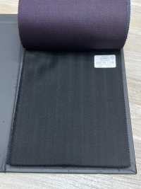 49578-17 25AW HERDREX [Soie Et Laine] Rayures Noires En Soie Et Laine[Textile] Kunishima Co., Ltd. Sous-photo