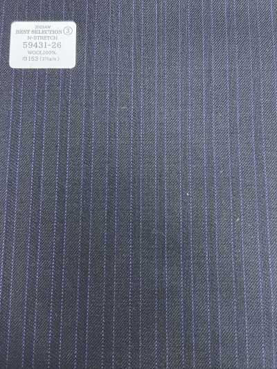 59431-26 26AW MEILLEURE SÉLECTION [N-STRETCH] N-Stretch Bleu marine x Rayure ombre violette