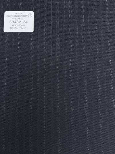 59432-24 26AW BEST SELECTION [N-STRETCH] N-Stretch rayure ombrée bleu marine