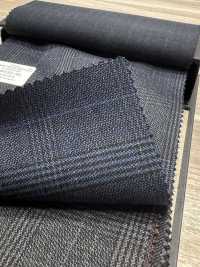 59433-36 MEILLEURE SÉLECTION 25AW [N-STRETCH] N-Stretch Bleu Marine à Carreaux Glen[Textile] Kunishima Co., Ltd. Sous-photo