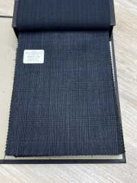 59433-36 MEILLEURE SÉLECTION 25AW [N-STRETCH] N-Stretch Bleu Marine à Carreaux Glen[Textile] Kunishima Co., Ltd. Sous-photo