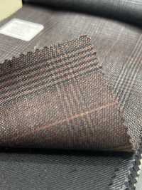 59433-71 MEILLEURE SÉLECTION 25AW [N-STRETCH] N-Stretch Marron à Carreaux Glen[Textile] Kunishima Co., Ltd. Sous-photo