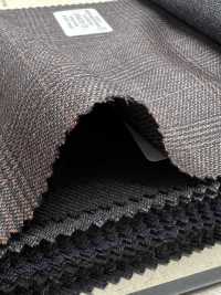 59433-71 MEILLEURE SÉLECTION 25AW [N-STRETCH] N-Stretch Marron à Carreaux Glen[Textile] Kunishima Co., Ltd. Sous-photo