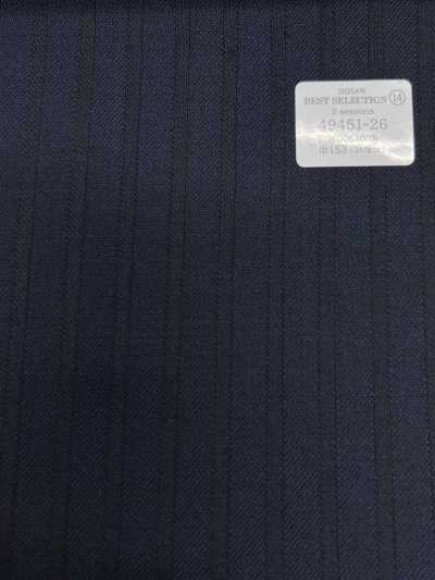 49451-26 26AW MEILLEURE SÉLECTION [3 saisons] Rayure ombrée bleu marine