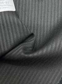 59436-87 MEILLEURE SÉLECTION 25AW [Lustre] Rayure Ombrée Gris Lustré[Textile] Kunishima Co., Ltd. Sous-photo