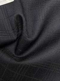 59437-24 MEILLEURE SÉLECTION 25AW [Lustre] Luster Navy Shadow Check[Textile] Kunishima Co., Ltd. Sous-photo