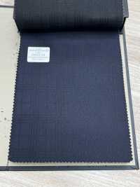 59437-24 MEILLEURE SÉLECTION 25AW [Lustre] Luster Navy Shadow Check[Textile] Kunishima Co., Ltd. Sous-photo