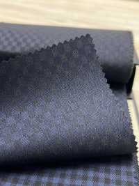 49457-38 MEILLEURE SÉLECTION 25AW [Lustre] Luster Navy Checkered Shadow[Textile] Kunishima Co., Ltd. Sous-photo