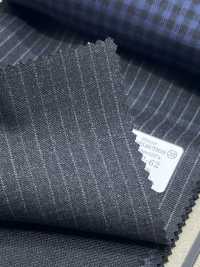 29412-62 25AW MEILLEURE SÉLECTION 【80 SUPER 100'S NEUF MOIS】 Rayures Gris Anthracite[Textile] Kunishima Co., Ltd. Sous-photo