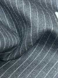 29412-62 25AW MEILLEURE SÉLECTION 【80 SUPER 100'S NEUF MOIS】 Rayures Gris Anthracite[Textile] Kunishima Co., Ltd. Sous-photo