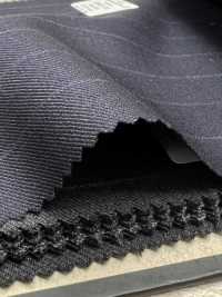 09402-24 MEILLEURE SÉLECTION 25AW [davaumi] Davaumi Bleu Marine Rayé Craie[Textile] Kunishima Co., Ltd. Sous-photo