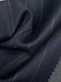 09402-24 MEILLEURE SÉLECTION 25AW [davaumi] Davaumi Bleu Marine Rayé Craie[Textile] Kunishima Co., Ltd. Sous-photo