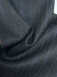 97432-53 25AW MEILLEURE SÉLECTION [Tissu Traditionnel] Tissu Traditionnel Anthracite Ciel Gris Rayé[Textile] Kunishima Co., Ltd. Sous-photo