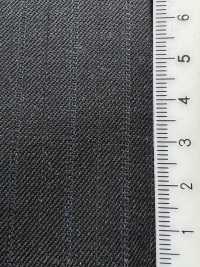 97432-53 25AW MEILLEURE SÉLECTION [Tissu Traditionnel] Tissu Traditionnel Anthracite Ciel Gris Rayé[Textile] Kunishima Co., Ltd. Sous-photo