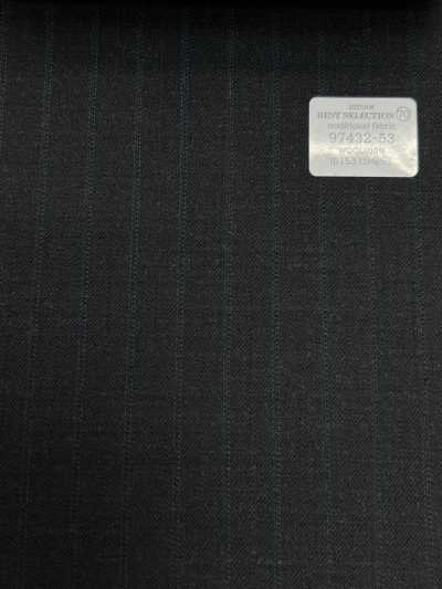 97432-53 26AW MEILLEURE SÉLECTION [tissu traditionnel] Tissu traditionnel rayure gris charbon