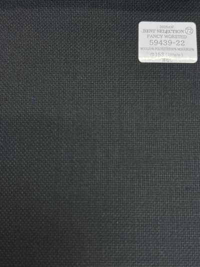 59439-22 26AW MEILLEURE SÉLECTION [PEIGNÉ FANTAISIE] Motif tissé à carreaux bleu marine foncé