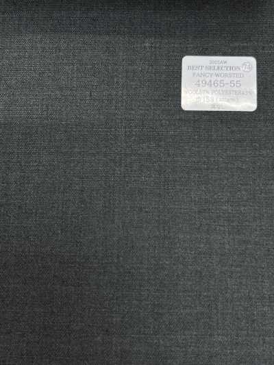 49465-55 26AW MEILLEURE SÉLECTION [LAINE PEIGNÉE FANTAISIE] Gris uni