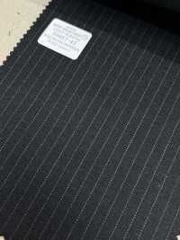 39467-42 25AW MEILLEURE SÉLECTION 【FANCY WORSTED】 Fancy Worsted Anthracite Ciel Gris Rayé[Textile] Kunishima Co., Ltd. Sous-photo