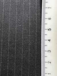 39467-42 25AW MEILLEURE SÉLECTION 【FANCY WORSTED】 Fancy Worsted Anthracite Ciel Gris Rayé[Textile] Kunishima Co., Ltd. Sous-photo