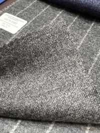 55CN5507 JERSEY CANONICO PEIGNÉ FLANELLE GRIS À RAYURES CRAIE[Textile] CANONIQUE Sous-photo