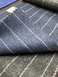 55CN5511 CANONICO FLANNEL 120'S Rayures Bleues[Textile] CANONIQUE Sous-photo