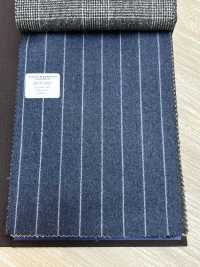 55CN5511 CANONICO FLANNEL 120'S Rayures Bleues[Textile] CANONIQUE Sous-photo