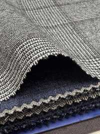 55CN5517 CANONICO MILLED TROPICAL Gris Glen Check[Textile] CANONIQUE Sous-photo