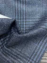 55CN5520 CANONICO 21μ MOULINE' SAXONY Bleu Marine à Carreaux Glen[Textile] CANONIQUE Sous-photo