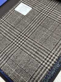 55CN5521 CANONICO 21μ MOULINE' SAXONY Marron à Carreaux Glen[Textile] CANONIQUE Sous-photo