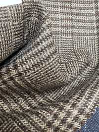 55CN5521 CANONICO 21μ MOULINE' SAXONY Marron à Carreaux Glen[Textile] CANONIQUE Sous-photo
