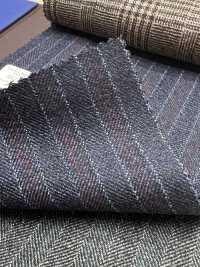 55CN5522 CANONICO 21μ MOULINE' SAXONY Bleu Marine à Rayures Alternées[Textile] CANONIQUE Sous-photo