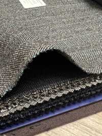 55CN5523 CANONICO 21μ MOULINE' SAXONY Gris à Rayures Alternées[Textile] CANONIQUE Sous-photo