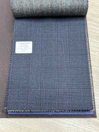 55CN5524 CANONICO TRADITIONAL WORSTED 21μ Bleu Marine à Carreaux Glen[Textile] CANONIQUE Sous-photo