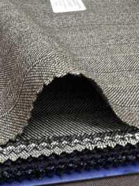 55CN5527 CANONICO TRADITIONAL WORSTED 21μ Rayures Marron[Textile] CANONIQUE Sous-photo