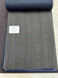 55CN5527 CANONICO TRADITIONAL WORSTED 21μ Rayures Marron[Textile] CANONIQUE Sous-photo
