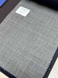 55CN5533 CANONICO PERENNIAL SUPER110'S Gris Glen Check[Textile] CANONIQUE Sous-photo