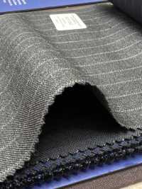 55CN5542 Canonico Perennial Super 110's Anthracite Ciel Gris Rayé[Textile] CANONIQUE Sous-photo